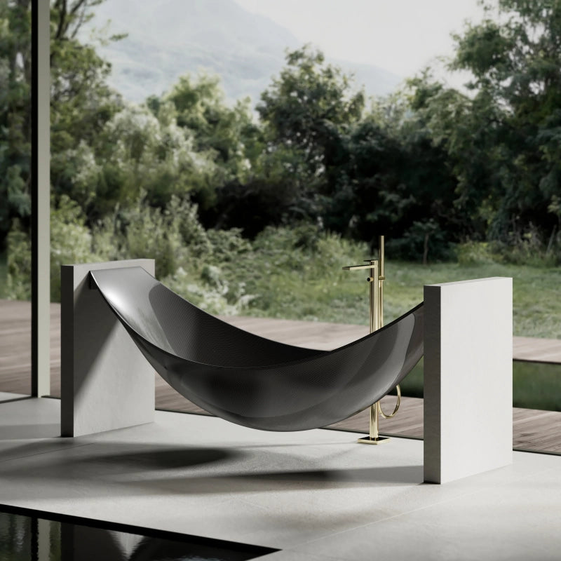 84 Inch MonBlari Carbon Fiber Floating Hammock Tub