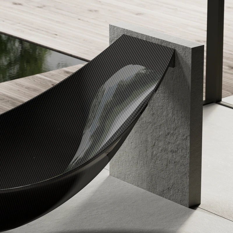 84 Inch MonBlari Carbon Fiber Floating Hammock Tub