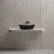 23.6 Inch MonBlari Resin Vessel Bowl Sink Bathroom Sink MR-A8878T-CT01-FronView