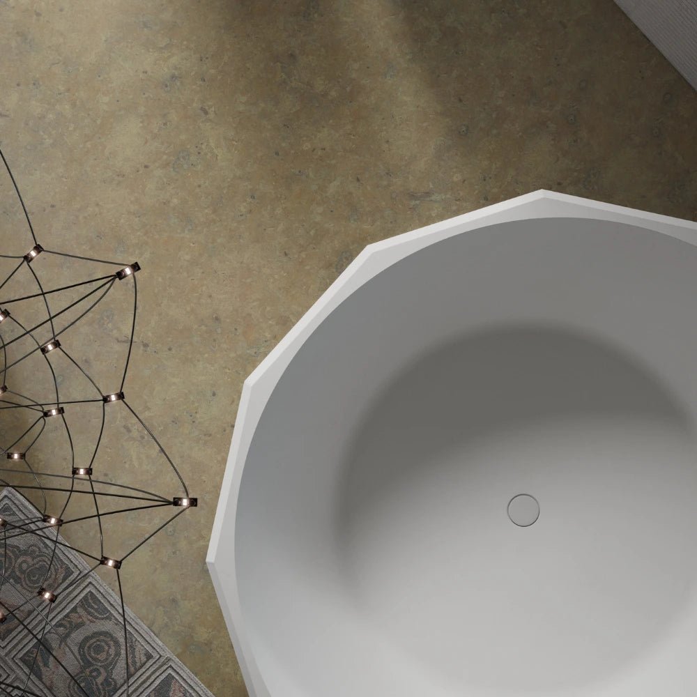 59 Inch MonBlari BERYL Series Round Buthtub