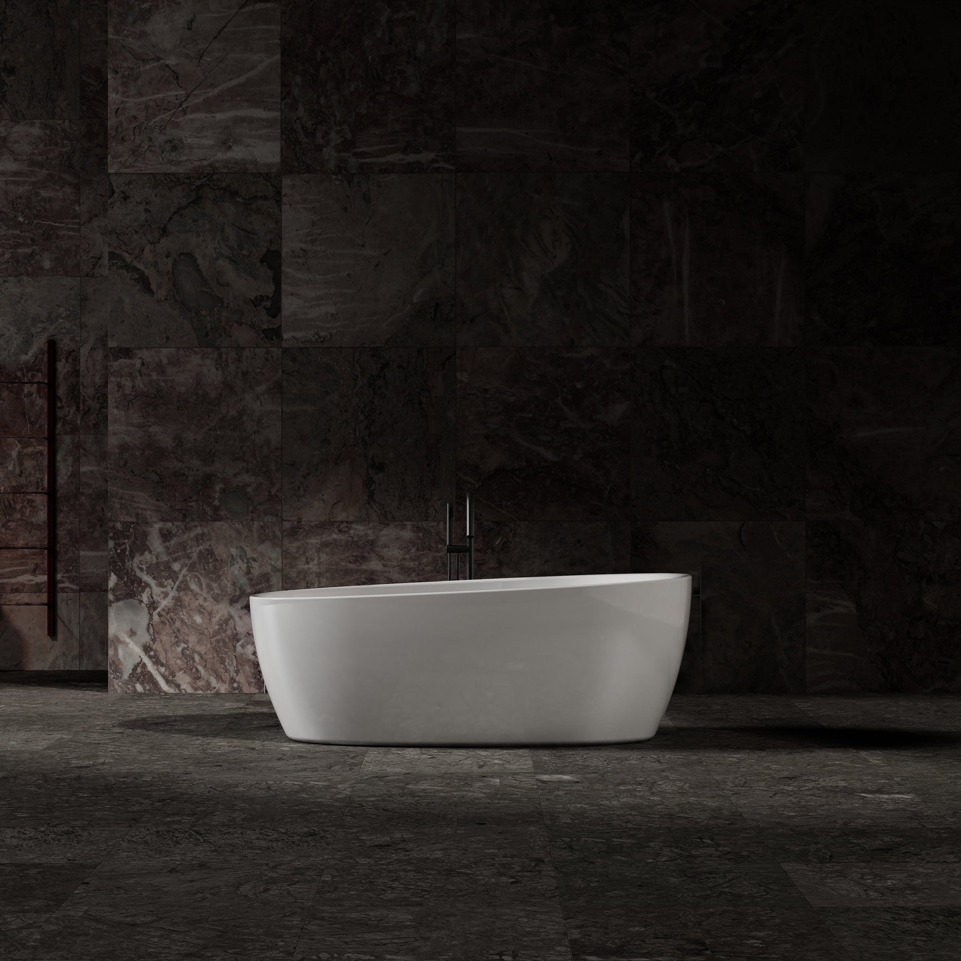 MonBlari Acrylic Freestanding Bathtub MY-66652-GW-FrontView