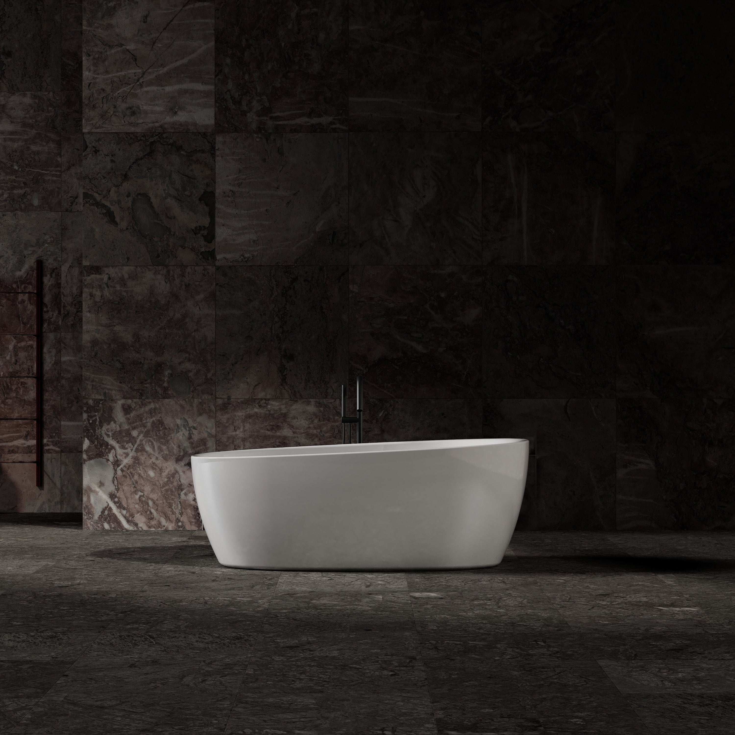 MonBlari Acrylic Freestanding Bathtub MY-66652-GW-FrontView