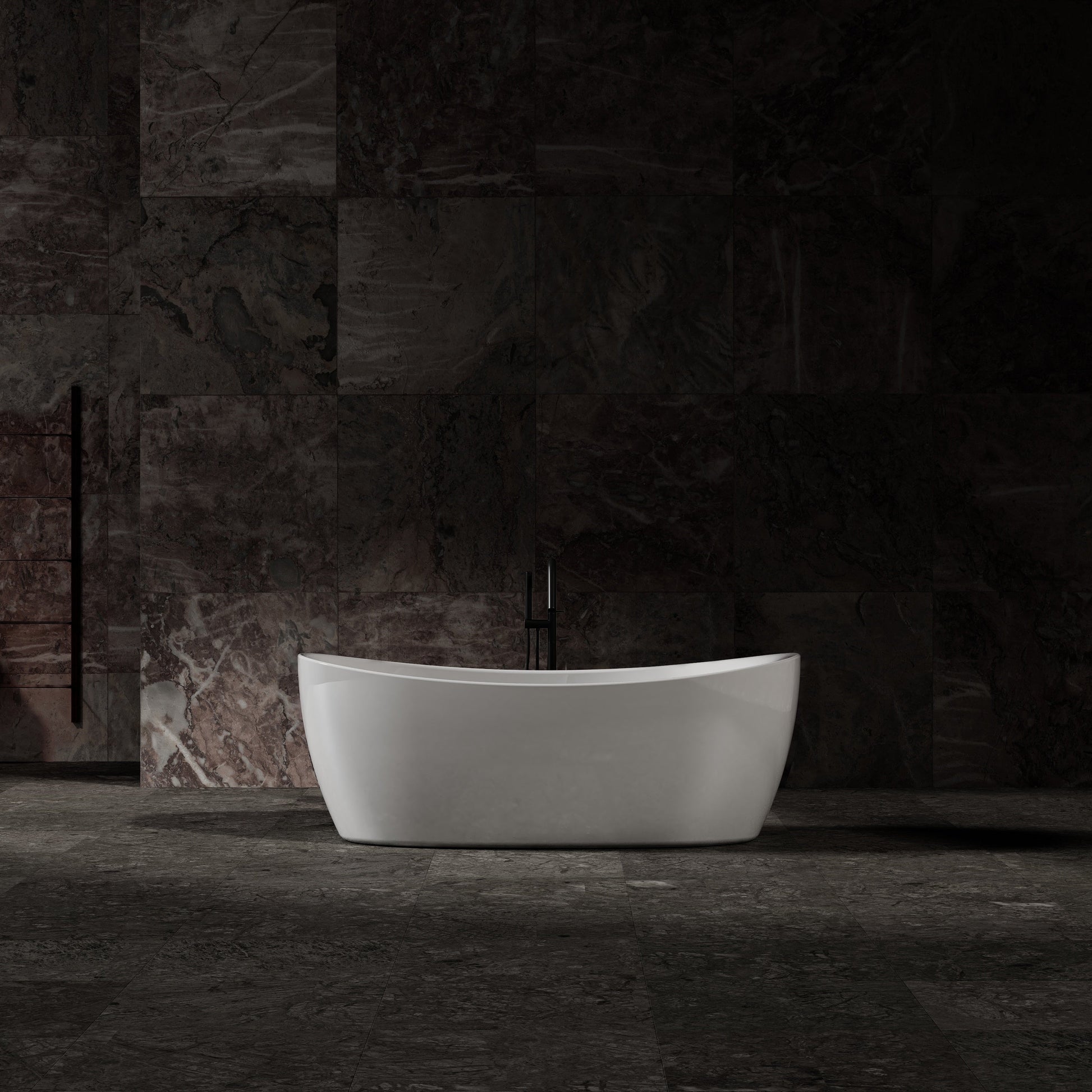 MonBlari Acrylic Freestanding Bathtub MY-66653-GW-FrontView