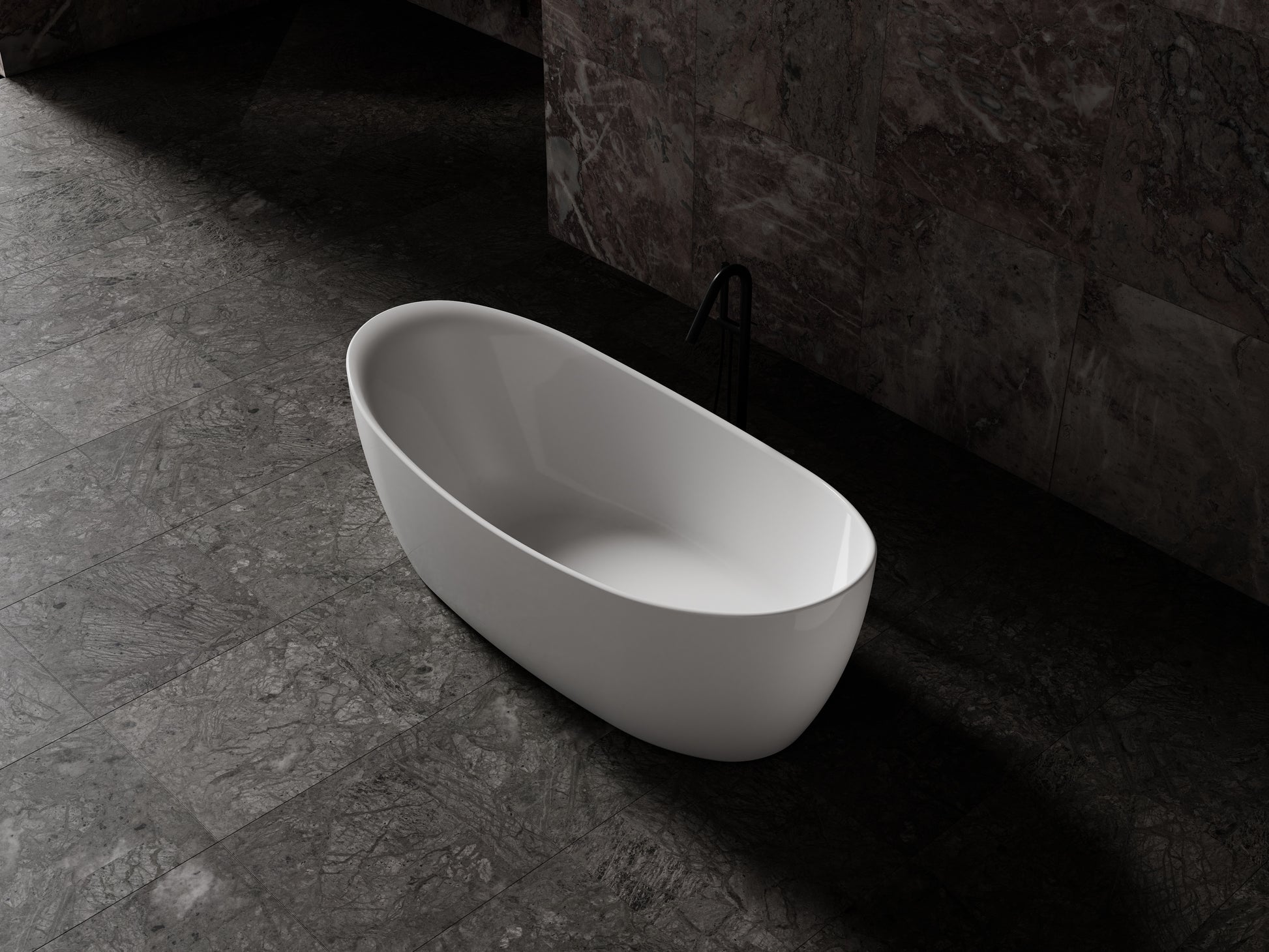 MonBlari Acrylic Freestanding Bathtub MY-66653-GW-SideTop
