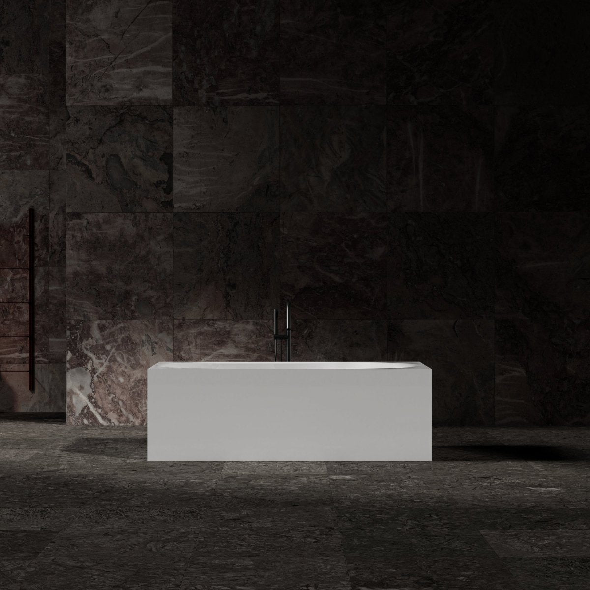MonBlari Acrylic Freestanding Bathtub MY-66655-GW-FrontView
