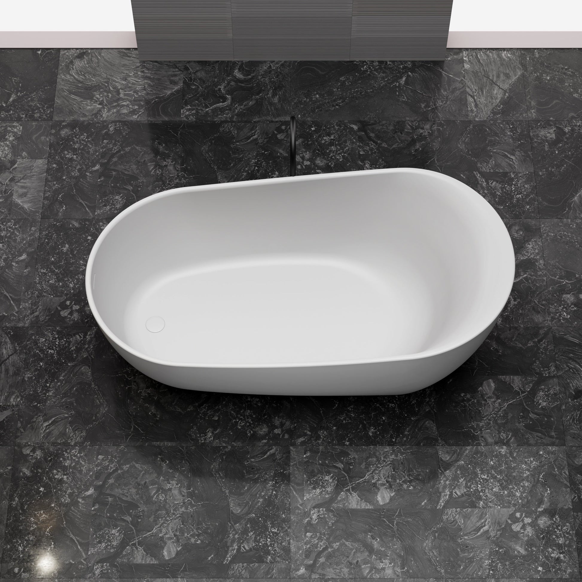 MonBlari Acrylic Freestanding Bathtub MY-66658-GW-FrontTop