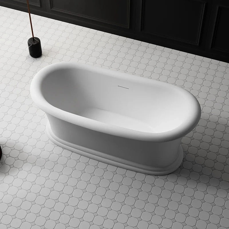 66.9" Acrylic Soaking Freestanding Tub TW-7992-SideView