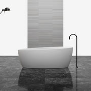 67 Inch MonBlari Solid Surface Freestanding BathtubMR88812MW-FrontView