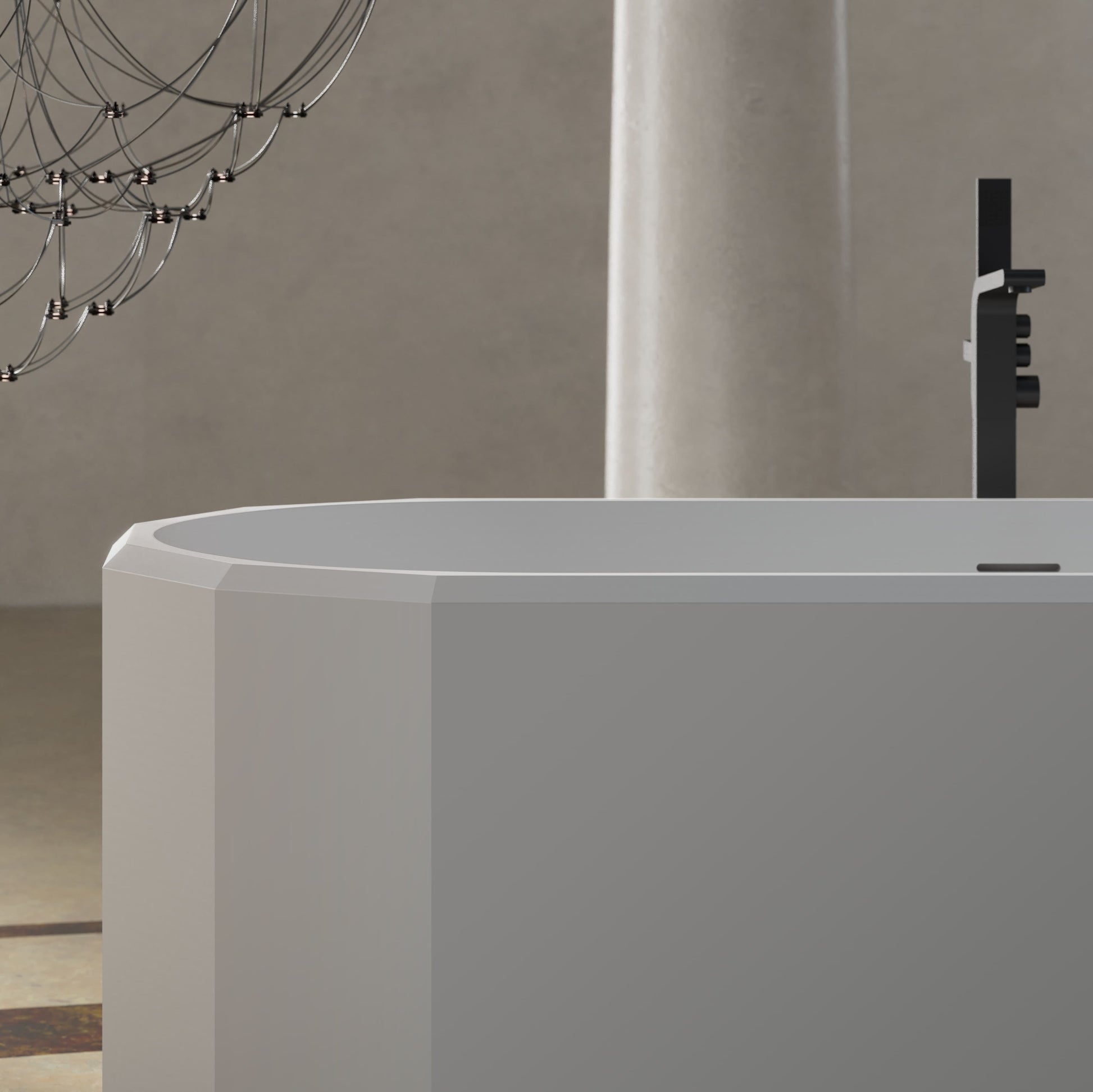 MonBlariBERYLSeriesBathtubFrontViewClose-up-1700x750x550mm