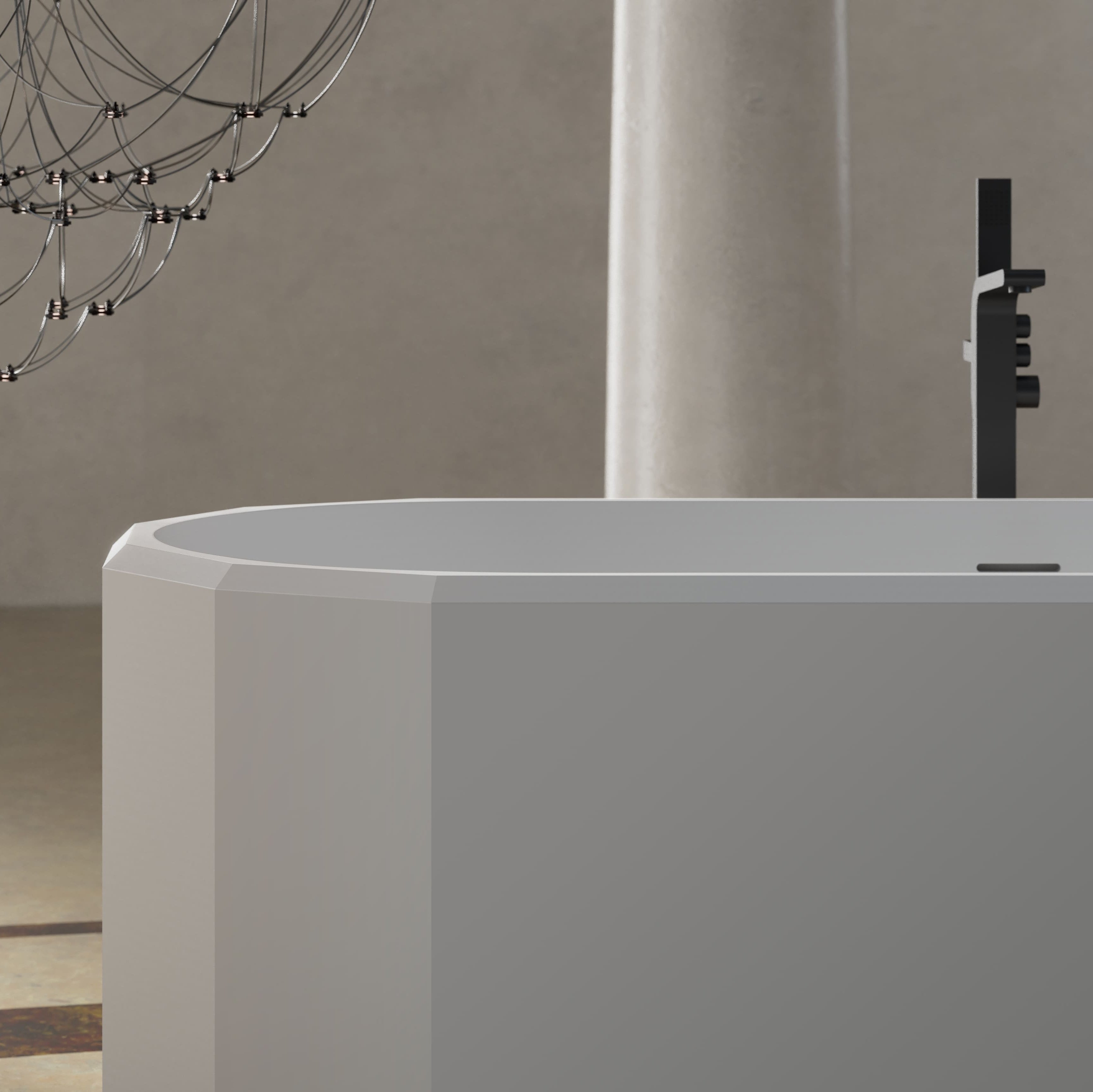 MonBlariBERYLSeriesBathtubFrontViewClose-up-1700x750x550mm