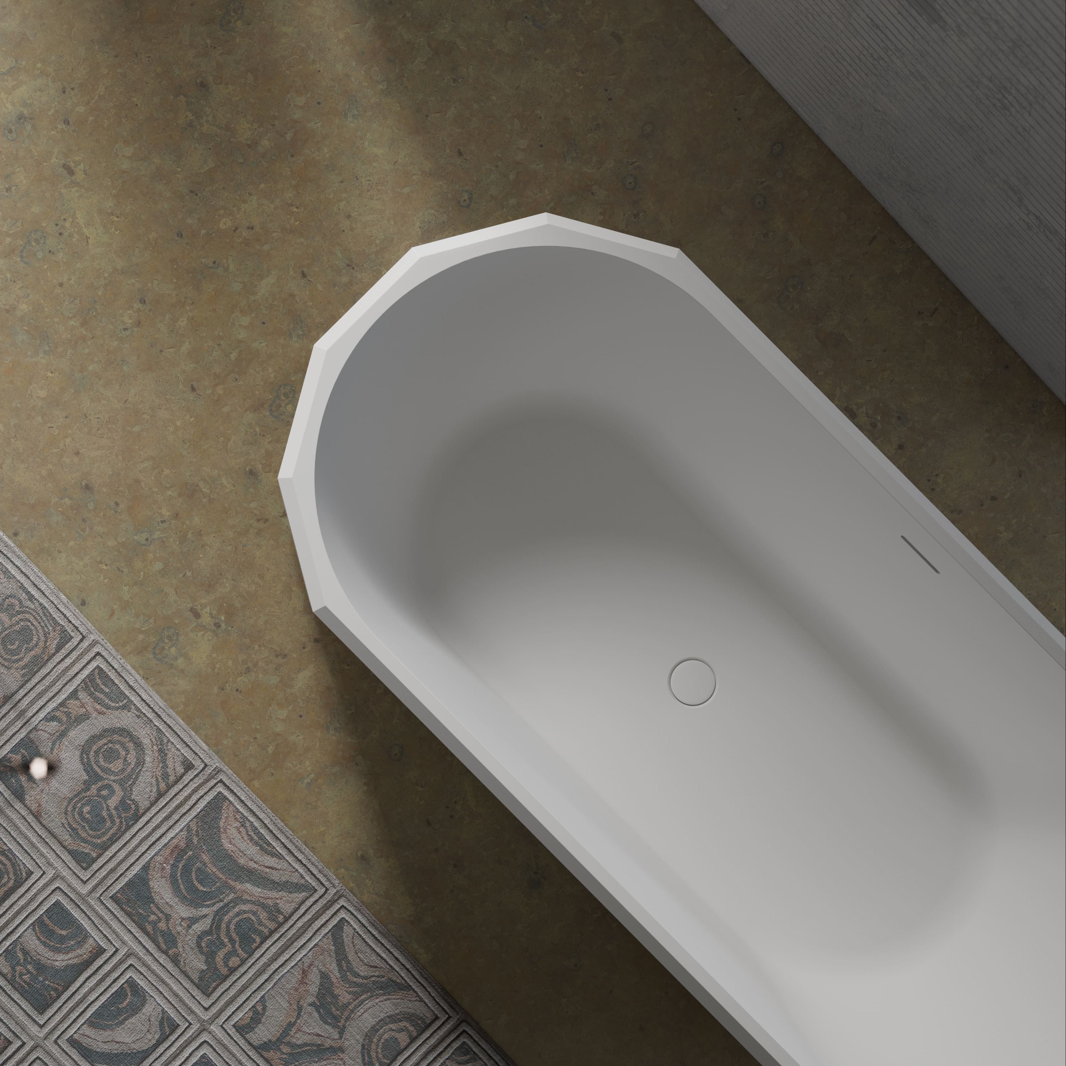 MonBlariBERYLSeriesBathtubTopViewClose