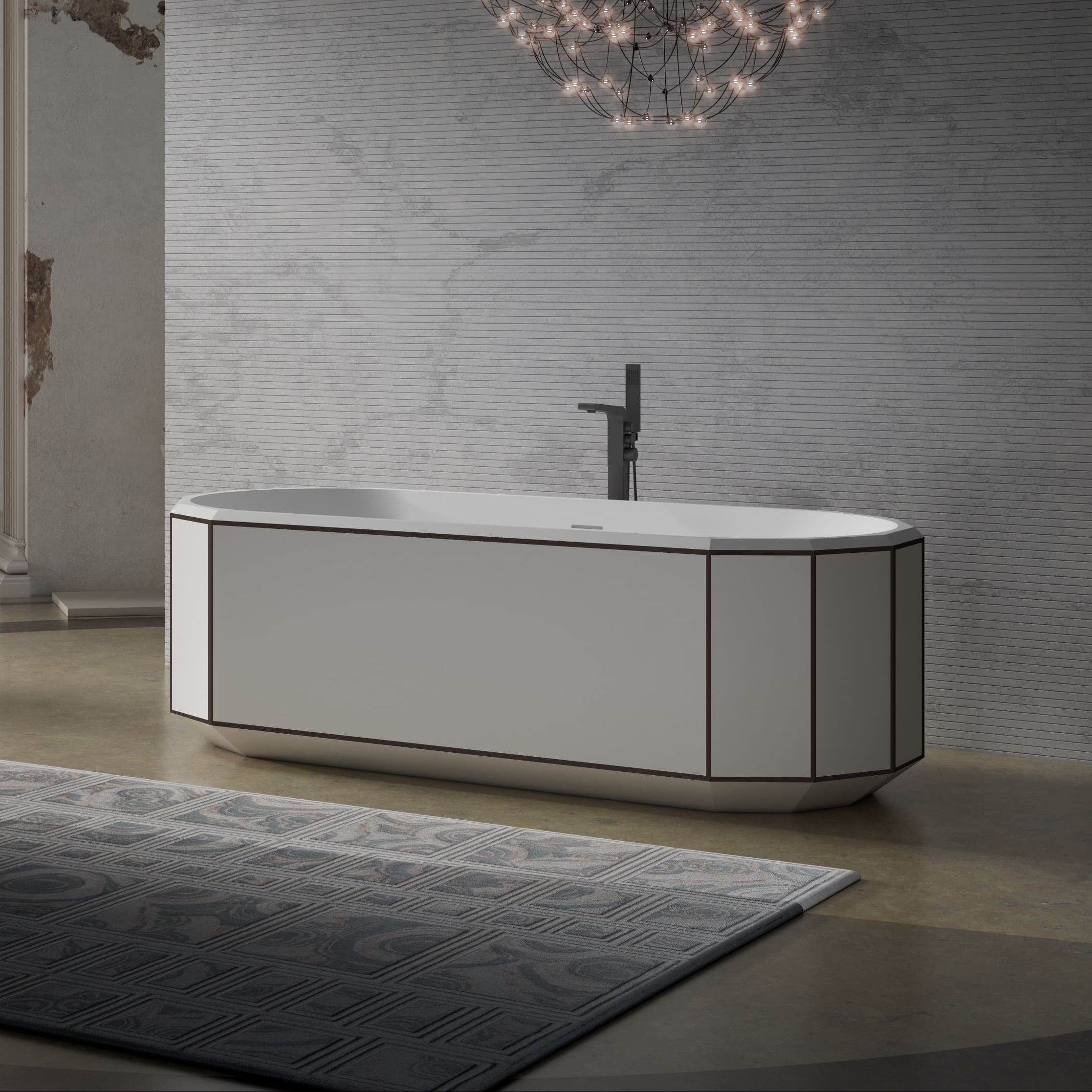 MonBlariBERYLSeriesBathtubWithBlackRimDiagonalViewPanorama-1700x750x550mm-Scenario