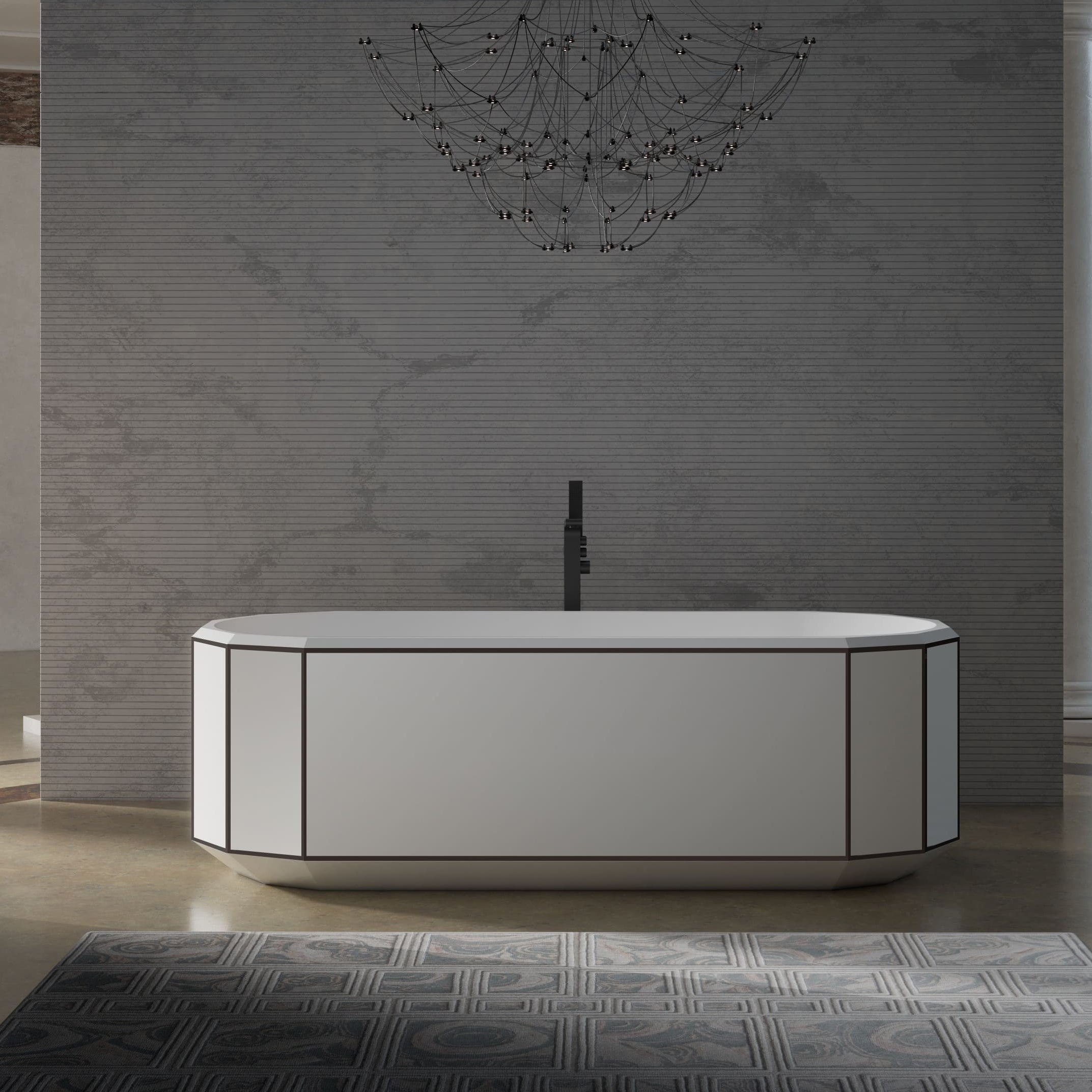 MonBlariBERYLSeriesBathtubWithBlackRimFrontViewPanorama-1700x750x550mm-Scenario