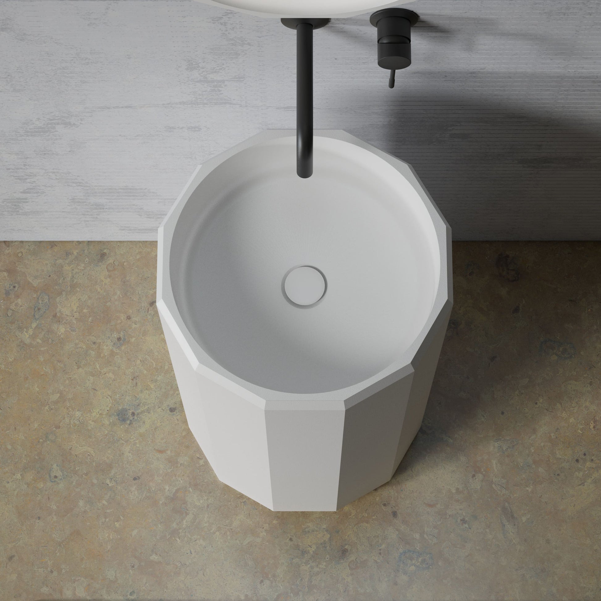 MonBlariBERYLSeriesPedestalSinkTopViewPanorama-450x450x900mm