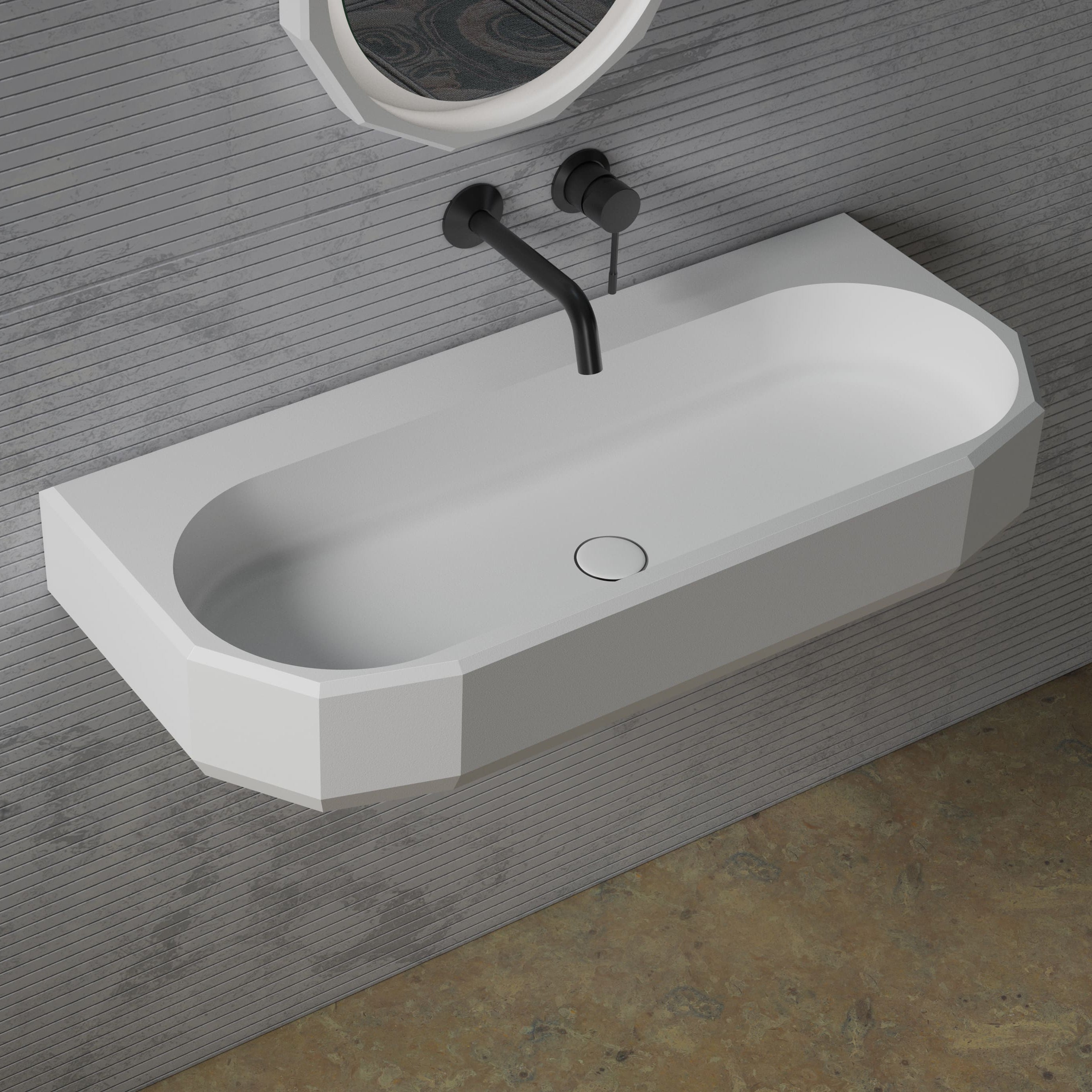 MonBlariBERYLSeriesRectangularVesselSinkDiagonalViewPanorama-670x420x230mm