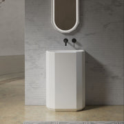 MonBlariBERYLSeriesWall-MountedPedestalSinkFrontViewPanorama-600x600x900mm