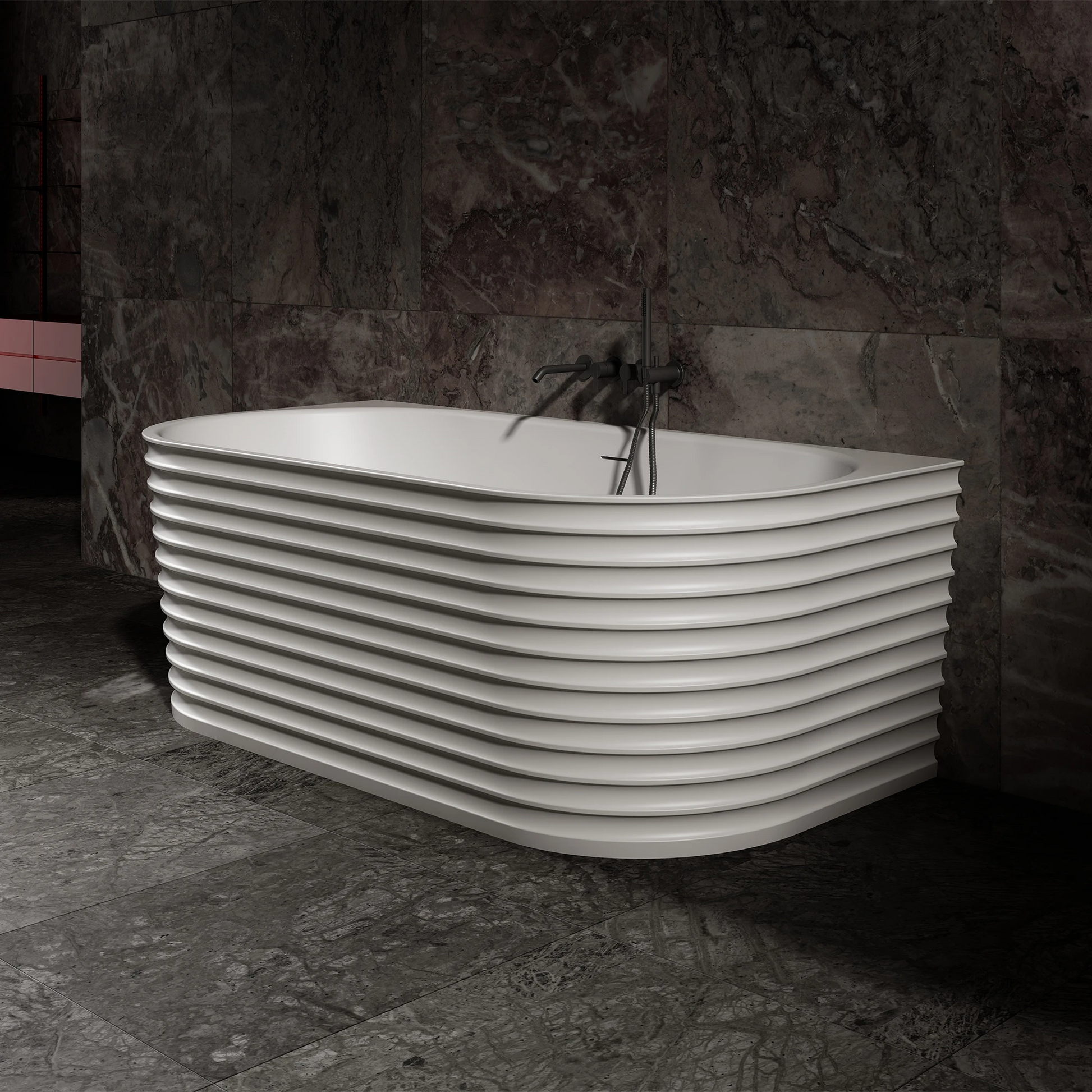 MonBlariElliptical88806AcryliWall-MountedBathSideView