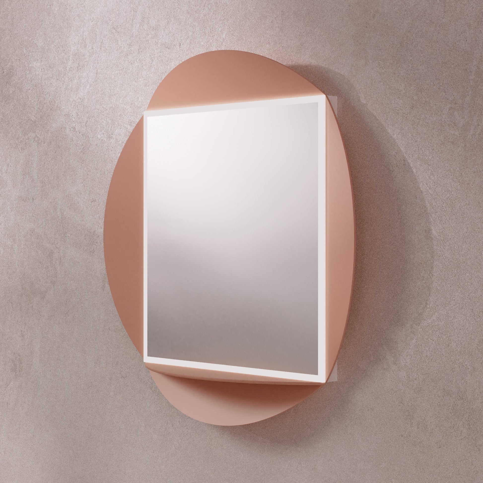 MonBlariFLOWERSeriesRoseGoldMirrorSideViewPanorama