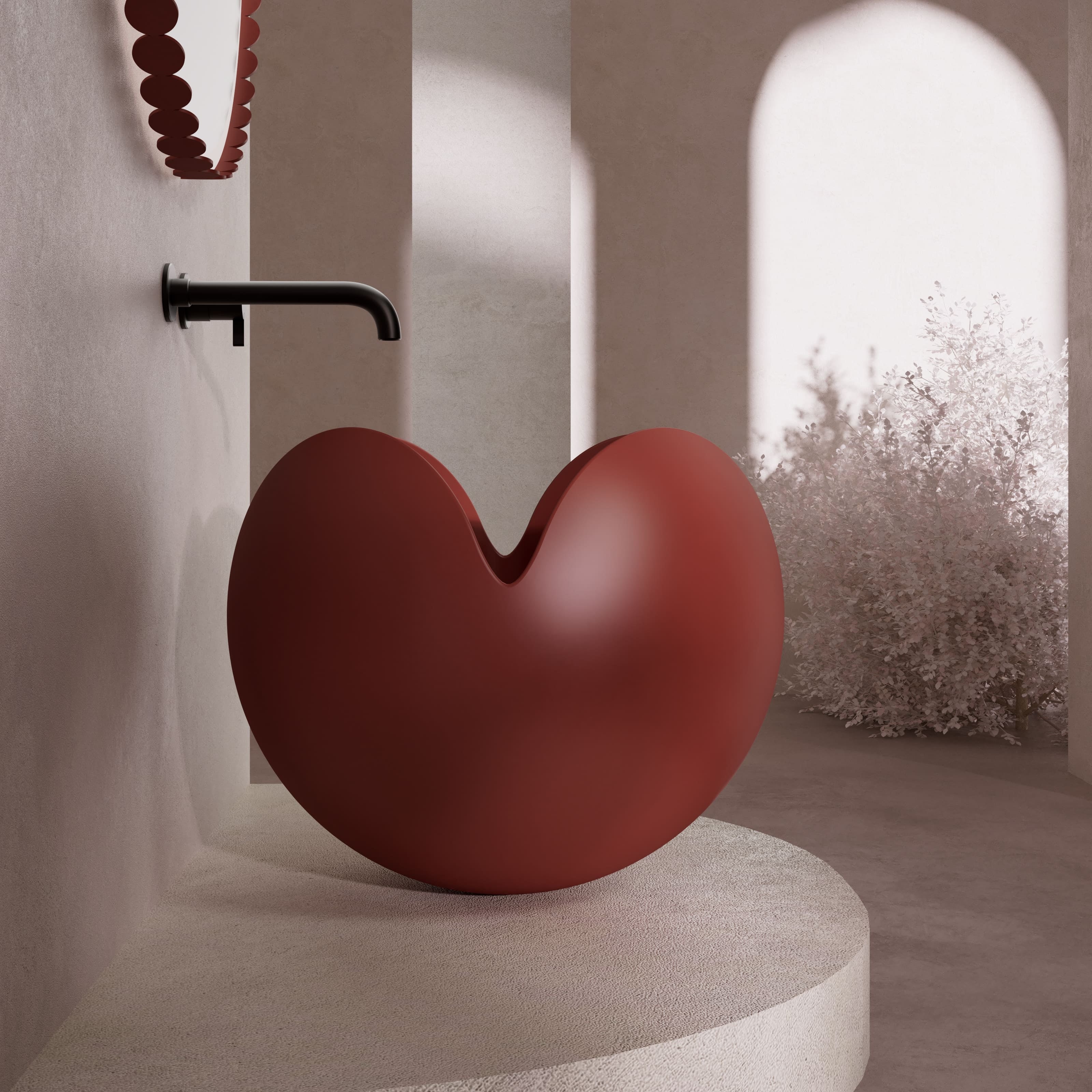 MonBlariFLOWERSeriesRoseRedBathroomSinkSideViewPanorama-450x450x350mm_1c395a62-bd34-4617-b8e5-43cc7f57fd4f