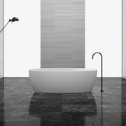 67 Inch MonBlari Solid Surface Freestanding BathtubMR88811MW-FrontView