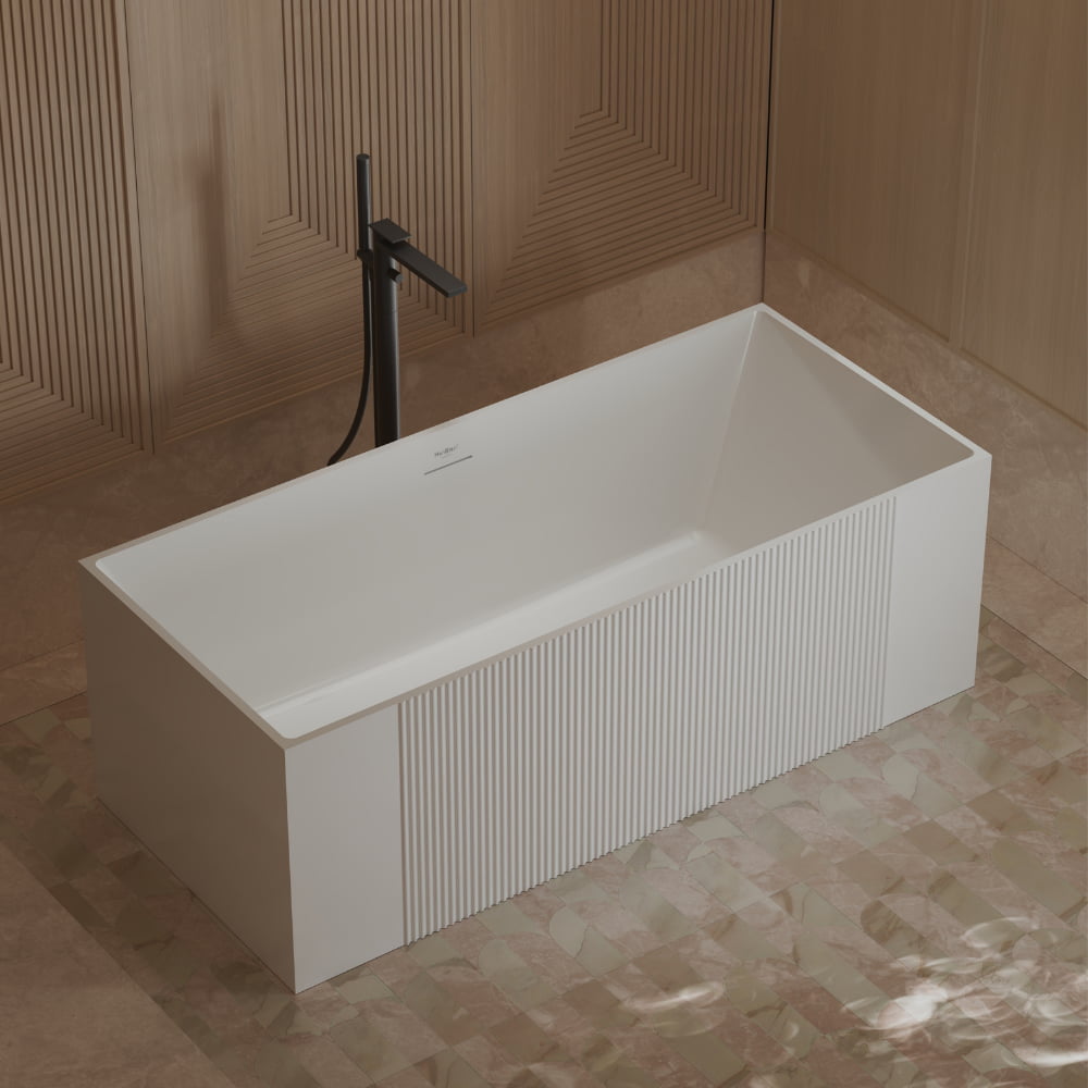 43-67 Inch MonBlari Acrylic Freestanding Bathtub