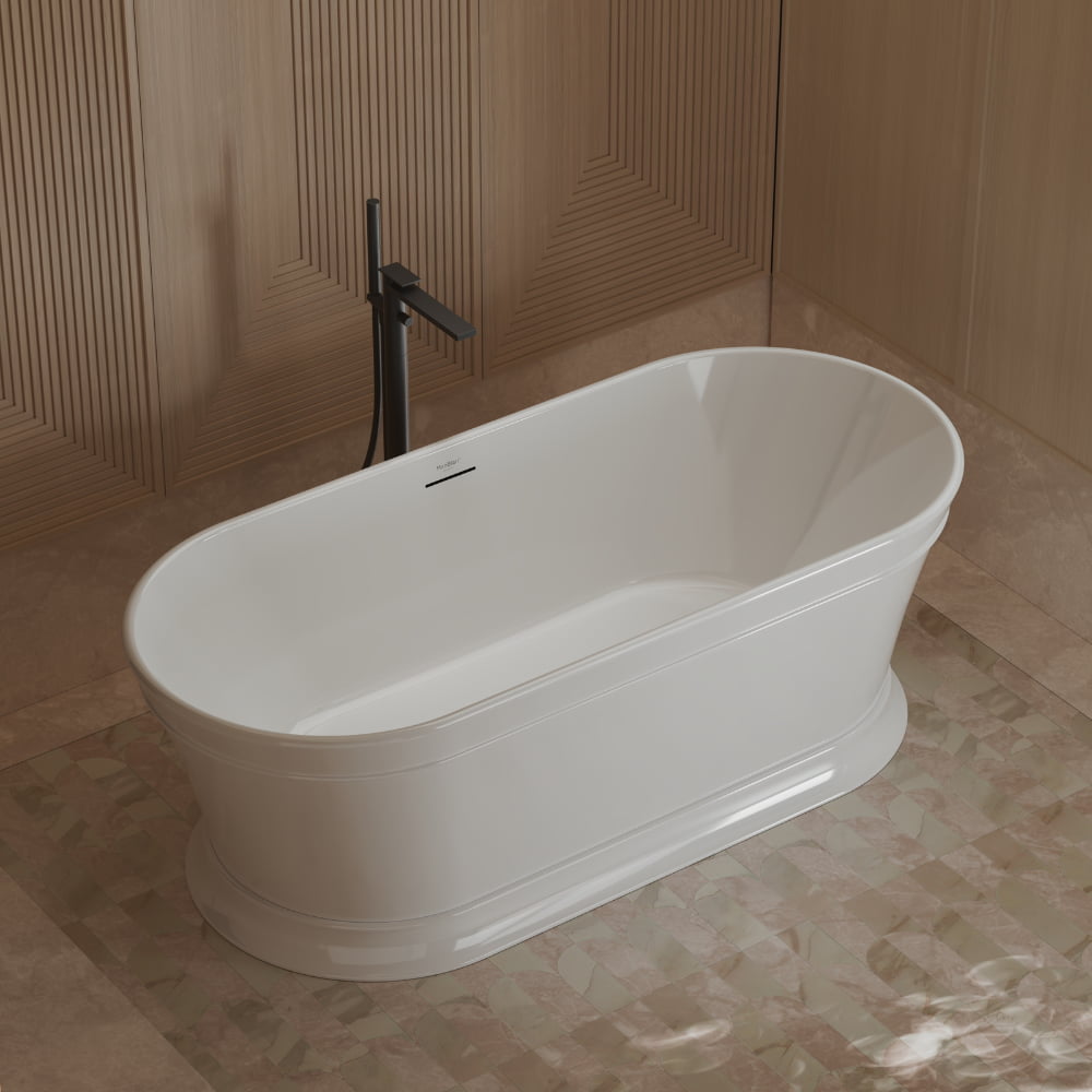 67 Inch MonBlari Acrylic Freestanding Bathtub