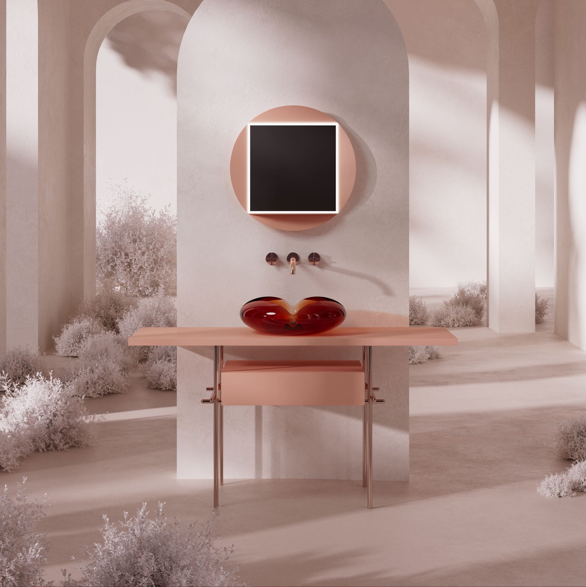 MonBlari_FLOWER_Series_Bathroom_Vanity_PinklTable_FrontPanorama