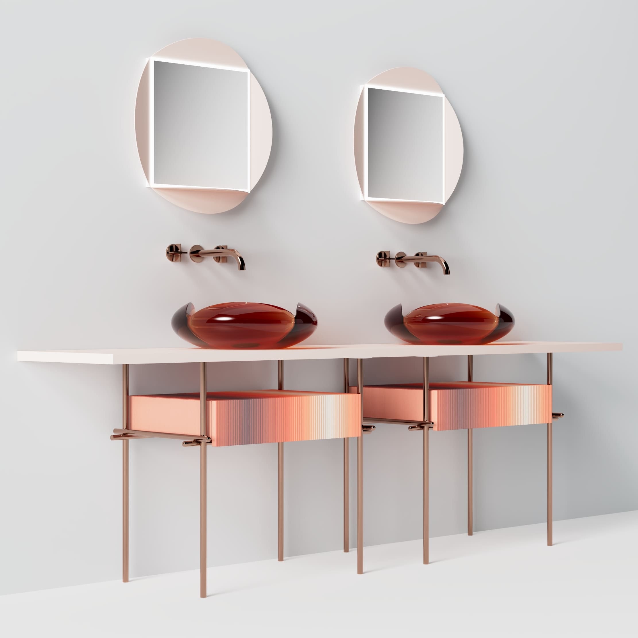 MonBlari_FLOWER_Series_Bathroom_Vanity_WhiteTable_SideView