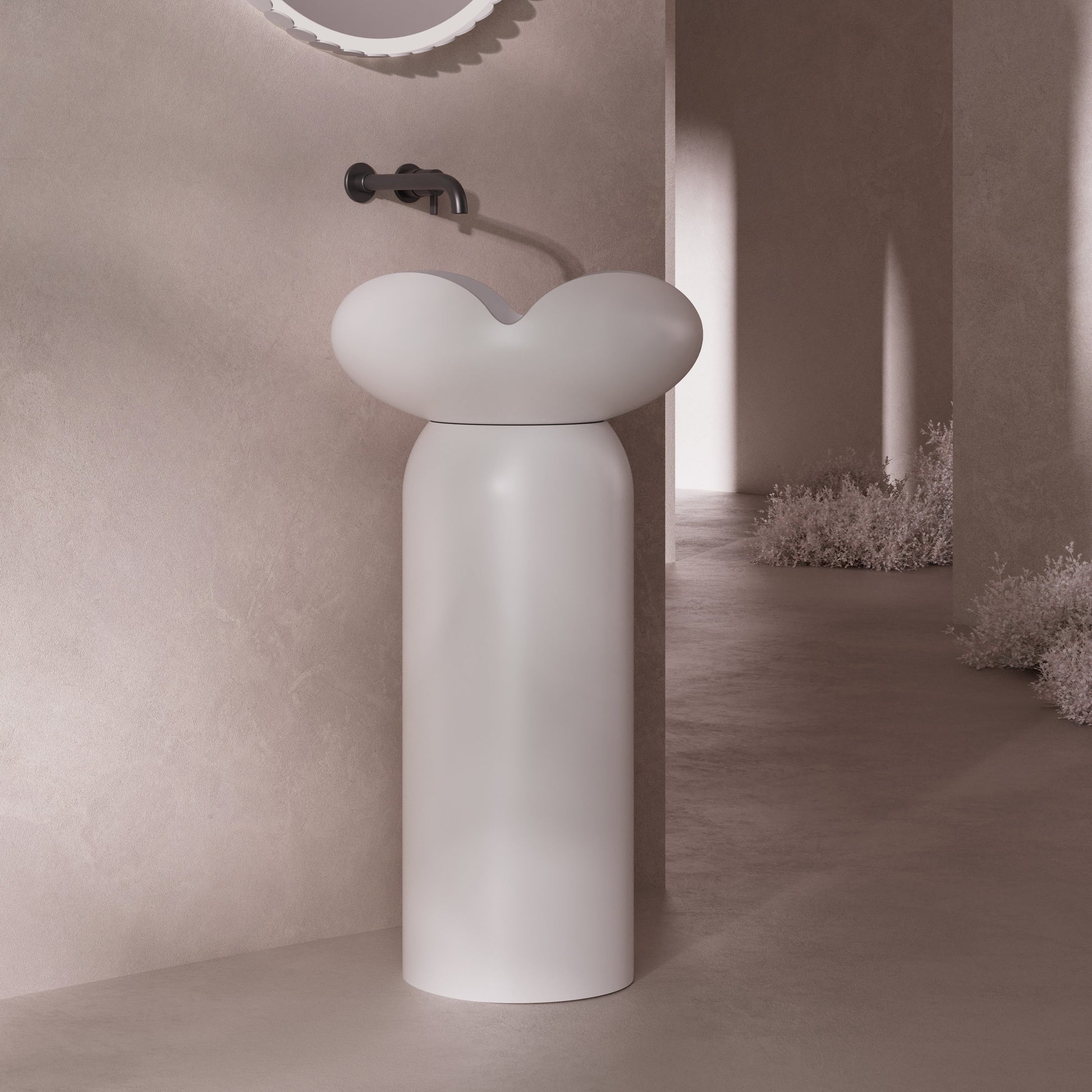 MonBlari_FLOWER_Series_White_Pedestal_sink