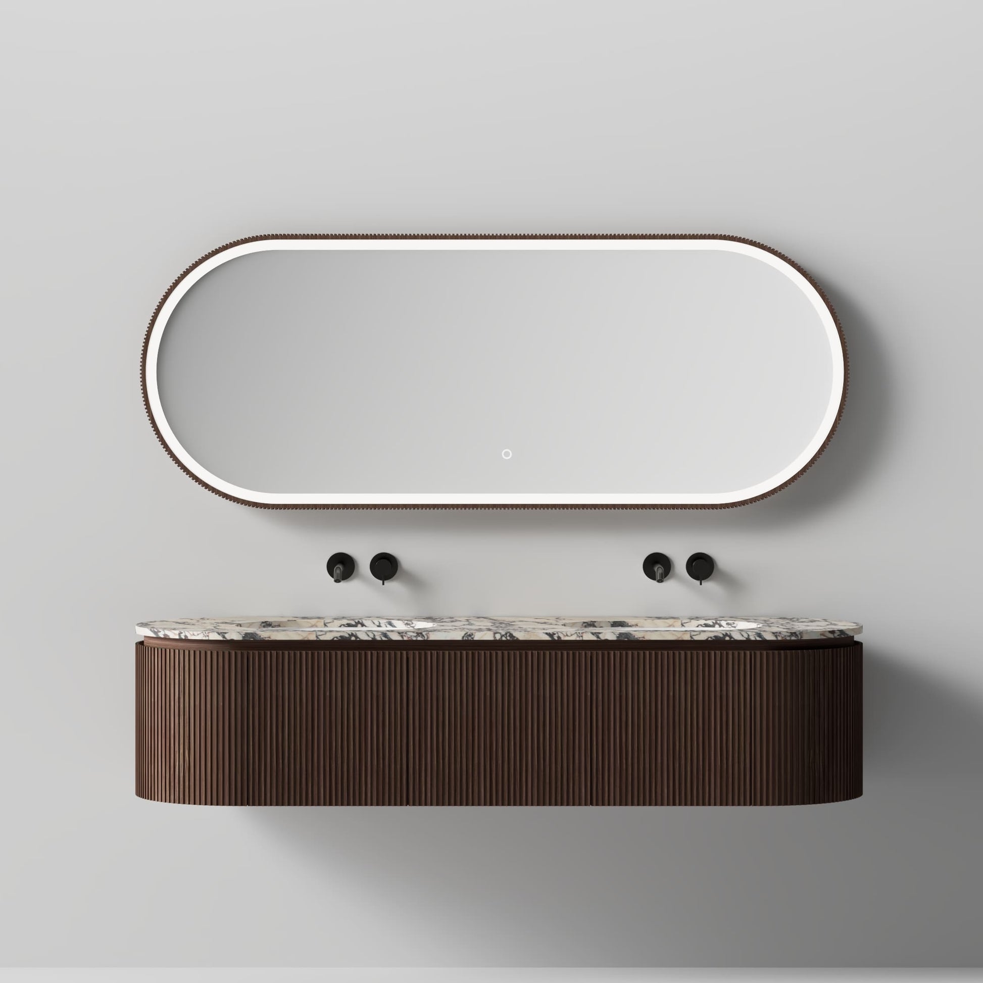 MonBlari FOREST Series Wall-Mounted Bathroom Cabinet Front View