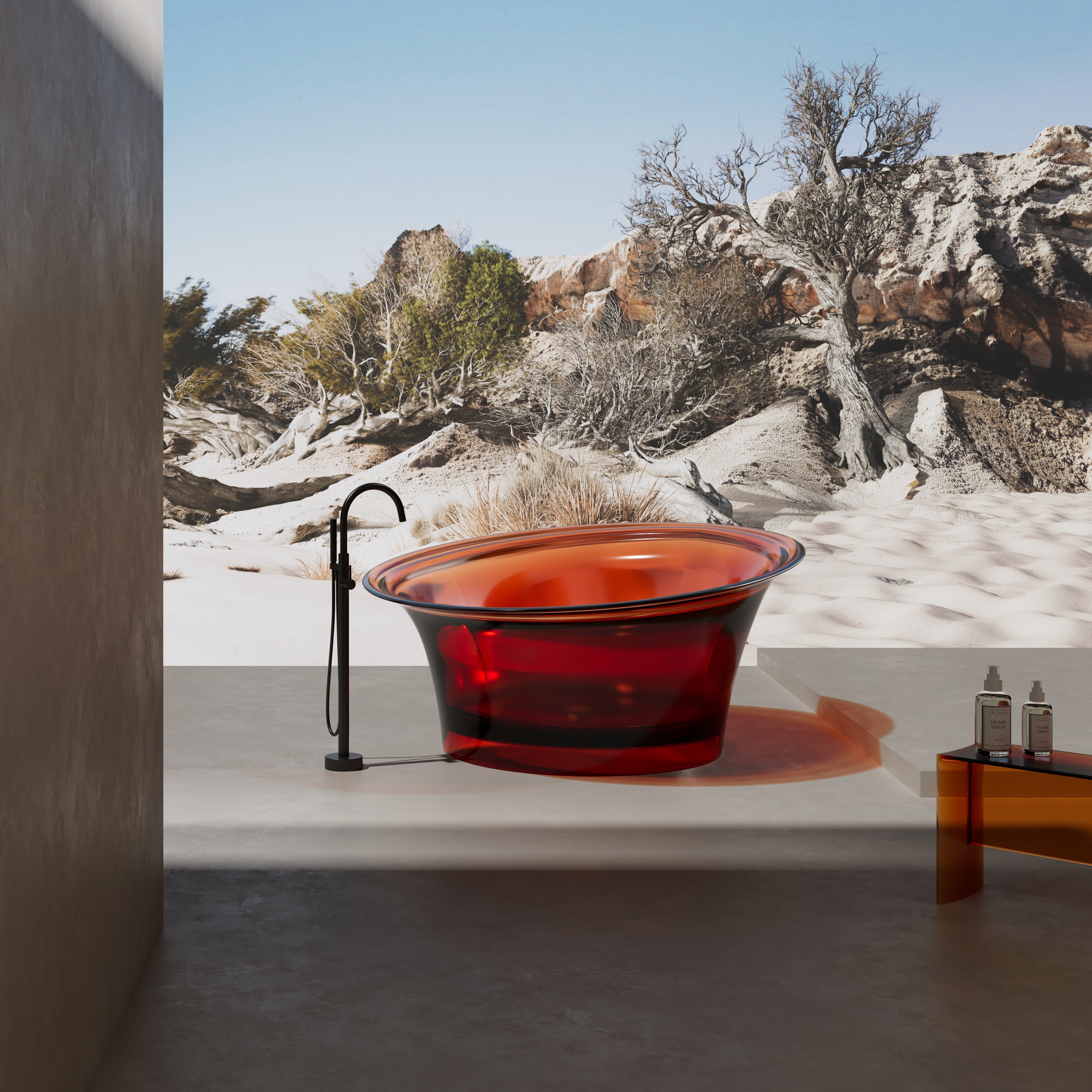 MonBlari SPRING Series Spacious Bathtub Front View