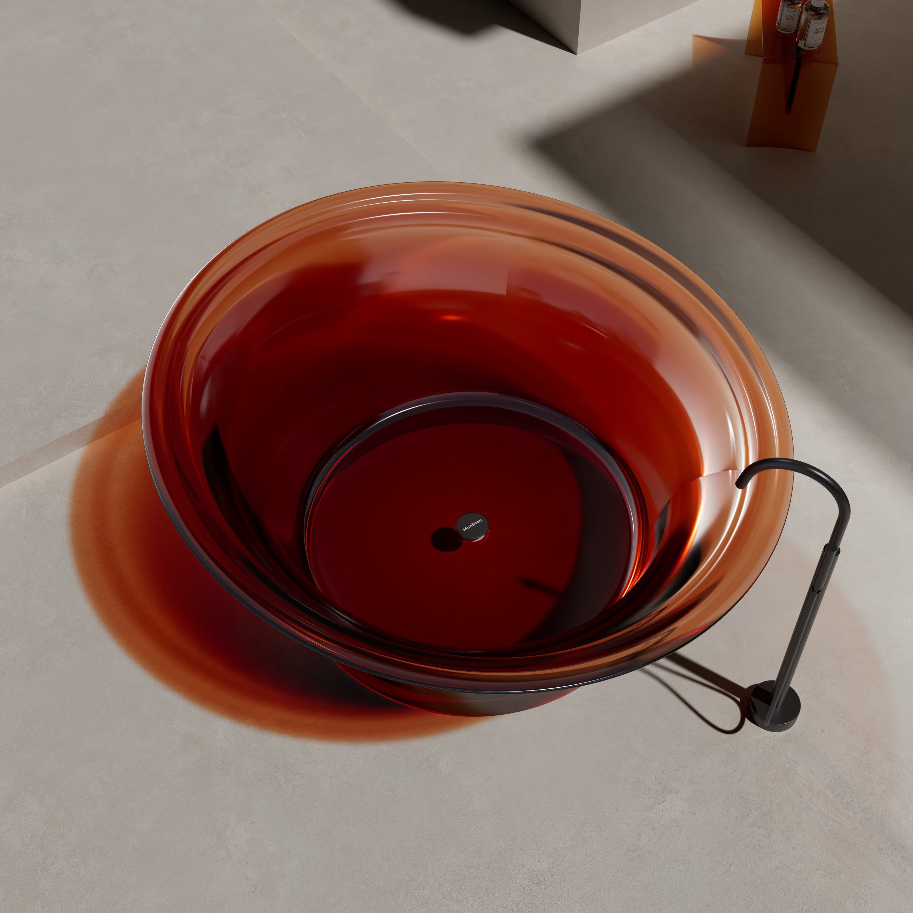 MonBlari SPRING Series Spacious Bathtub Top View