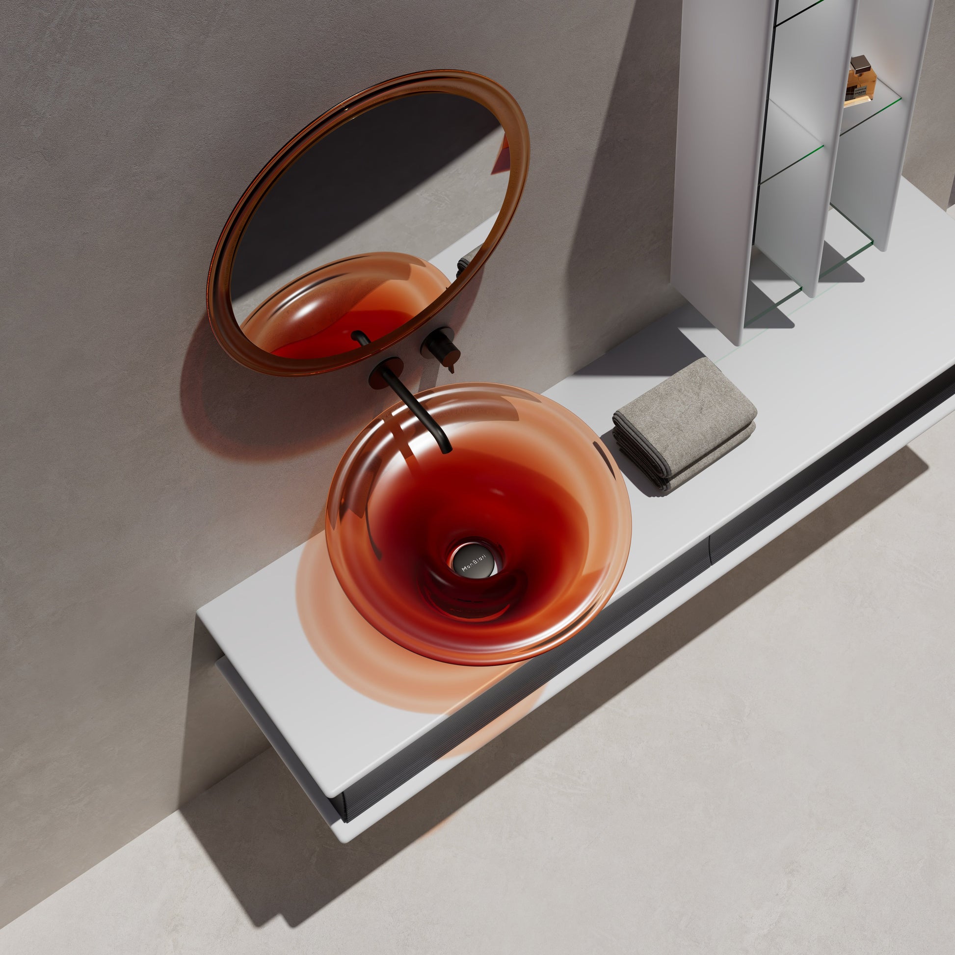 MonBlari SPRING Series Vessel Sink Top View