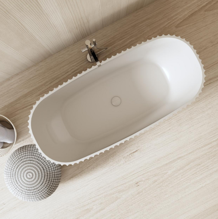 MonBlari VENUS Series Flat Bathtub-5