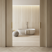 MonBlari VENUS Series Long Oval Bathtub Front View