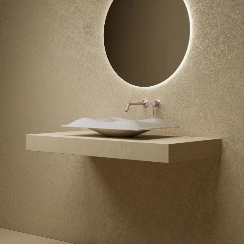 24" MonBlari Monro Series Marble Vessel Sink
