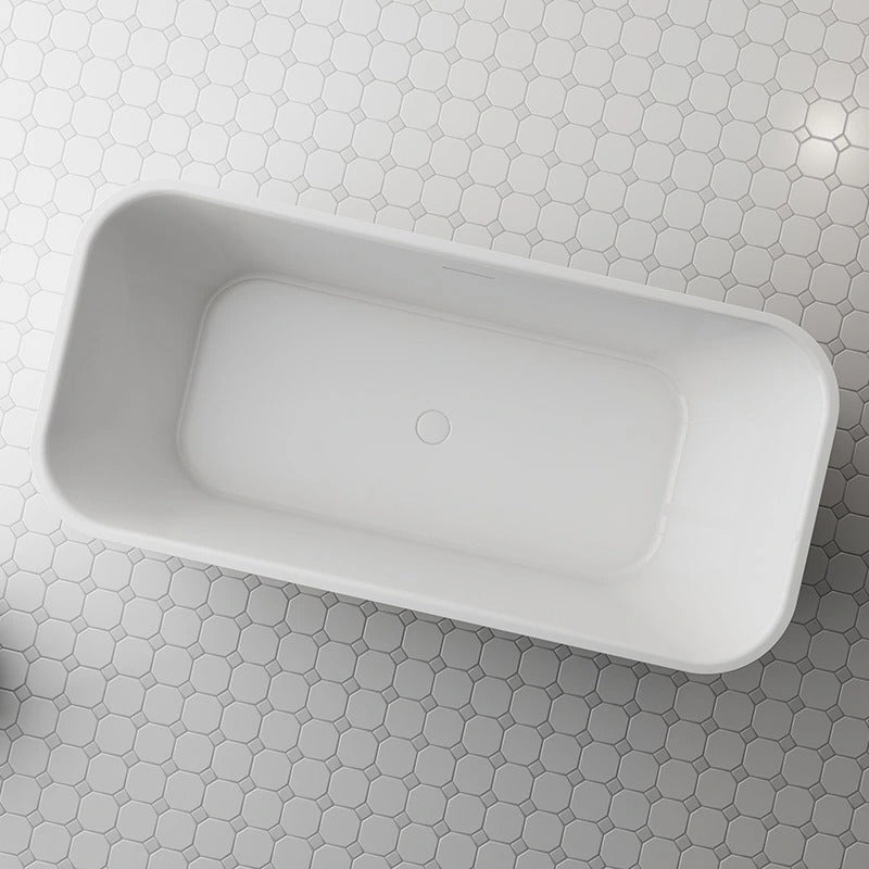 Monblari Acrylic Rectangular Freestanding Tub TW-7312-TopView