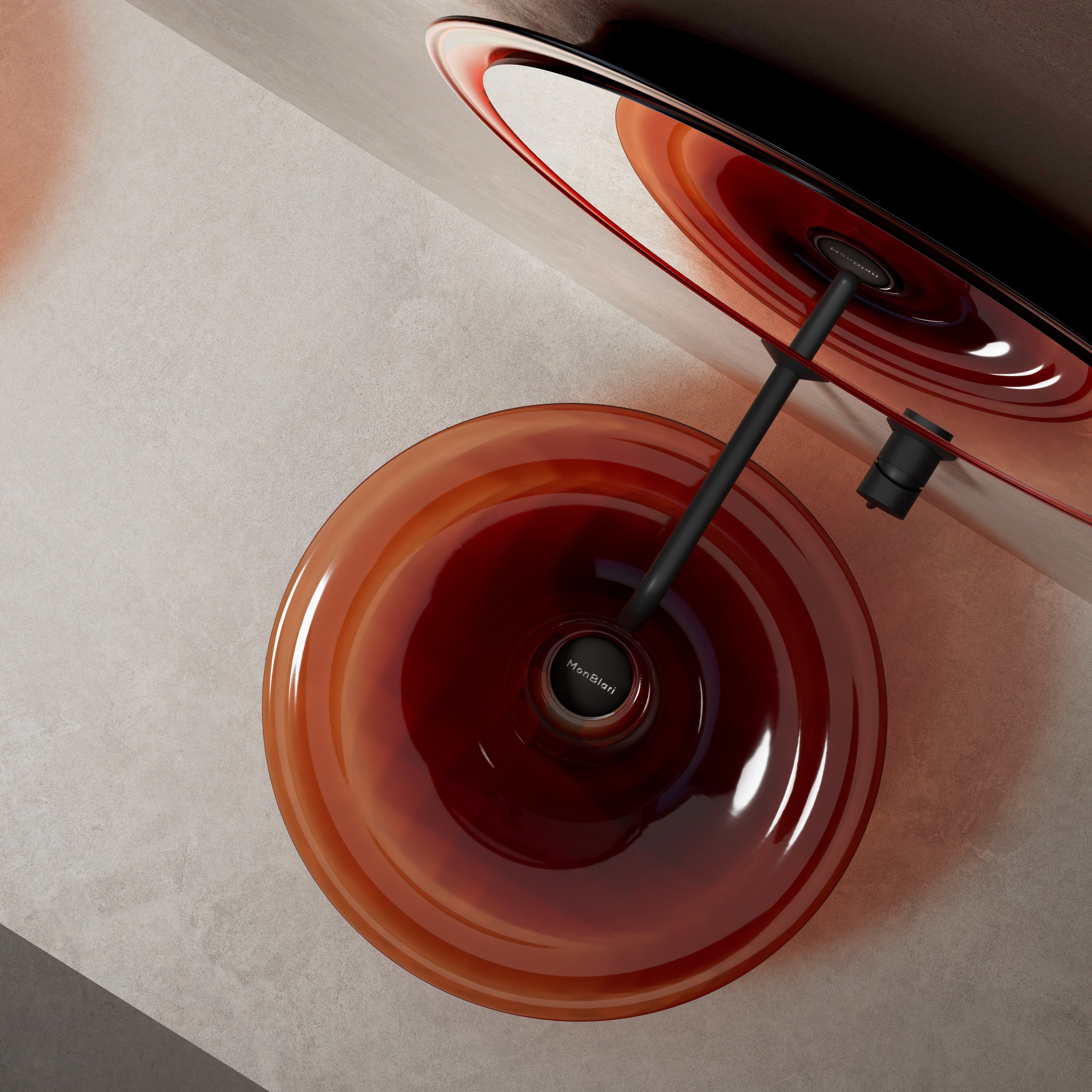 MonBlari Spring Series Vessel Sink SP-A0860-TopView