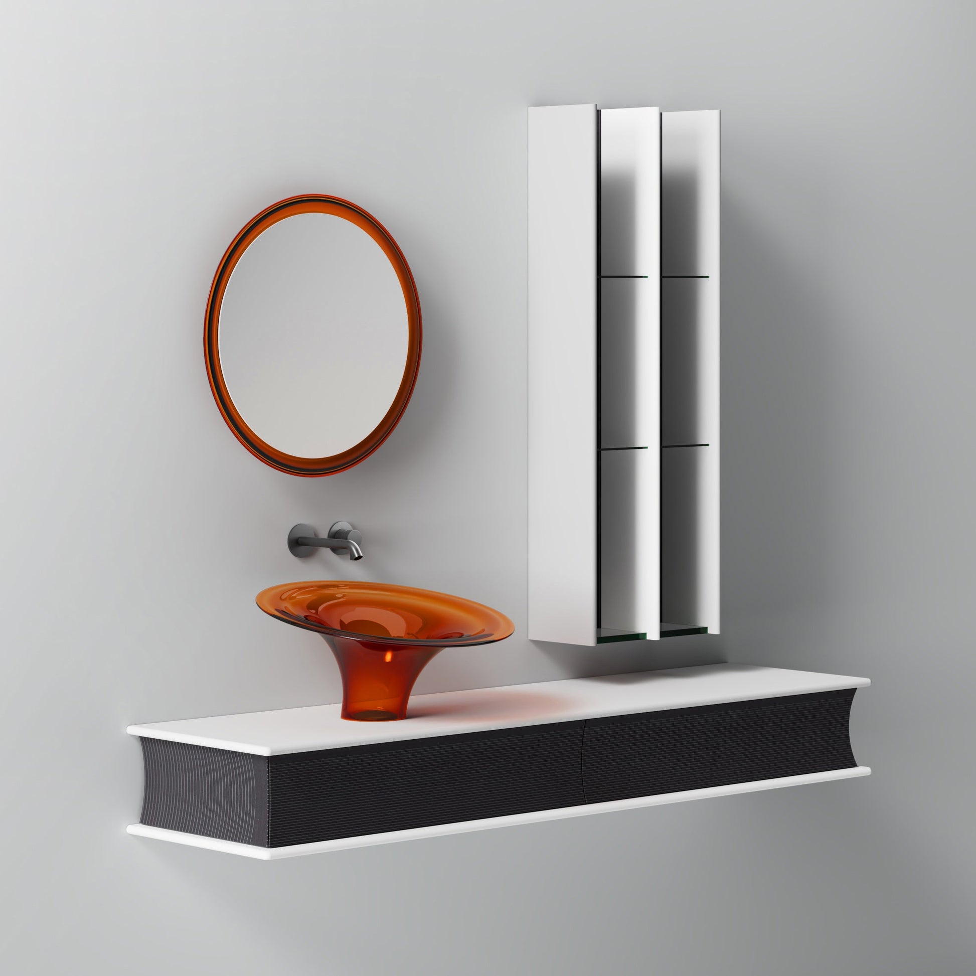 Spring Series Vanity With Mirror SP-V0861-SideView