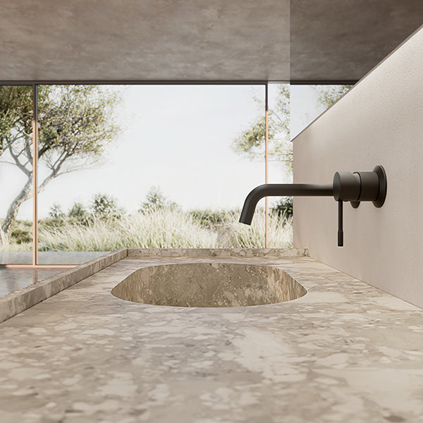 MonBlari STRATA Series Custom Bathroom Vanity Set with Double Undermount Sinks