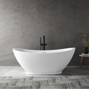 71 Inch MonBlari Acrylic Freestanding BathtubTW6673GW-FrontView