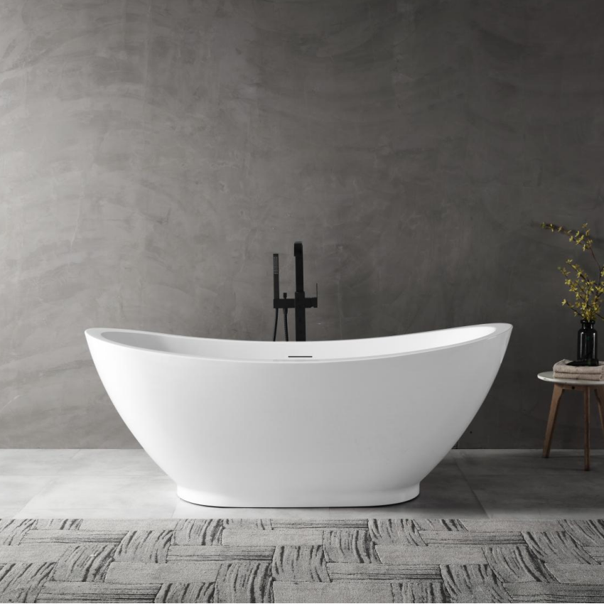 71 Inch MonBlari Acrylic Freestanding BathtubTW6673GW-FrontView