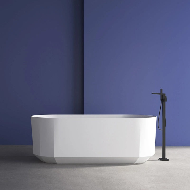 66.9" × 29.5" Acrylic Soaking Tub TW-7721-FrontView