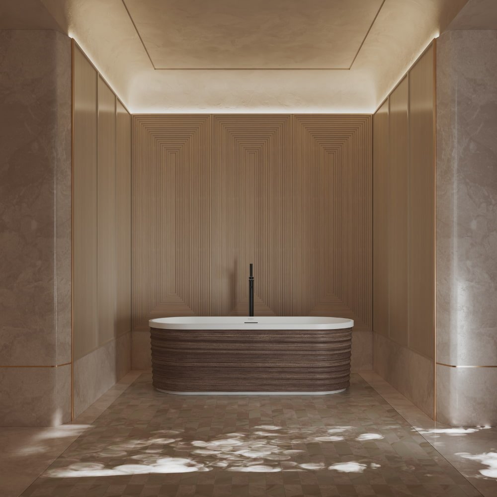 MonBlari Design FOREST Series Acrylic Freestanding Bathtub