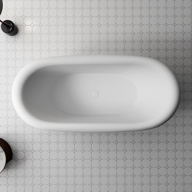 66.9" Acrylic Soaking Freestanding Tub TW-7992-TopView