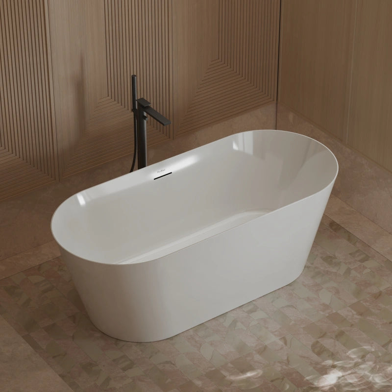 59-71 Inch MonBlari Acrylic Freestanding Bathtub
