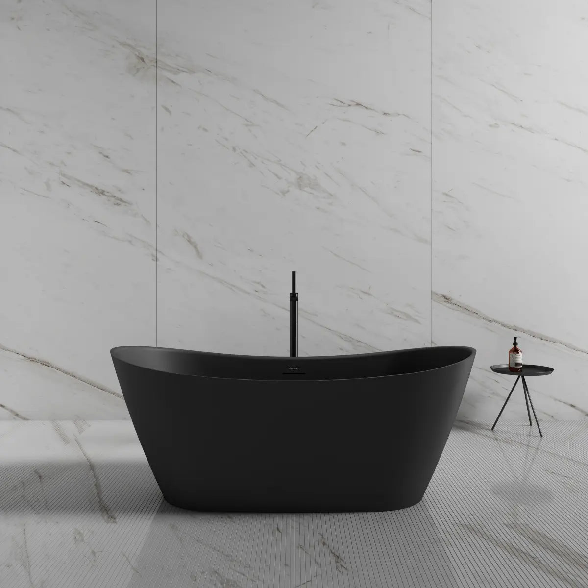 60-67 Inch MonBlari Acrylic Freestanding Bathtub