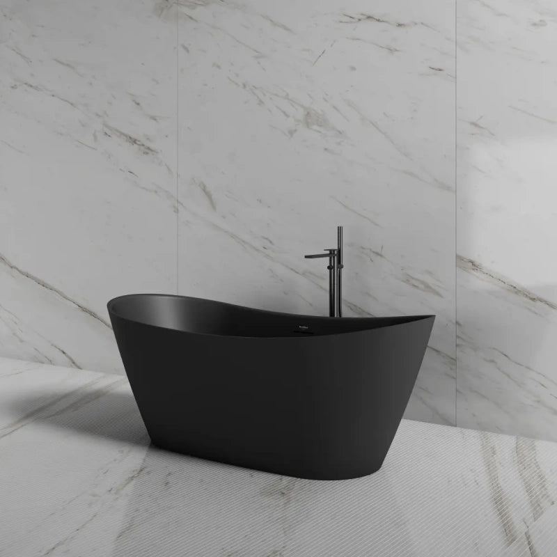 60-67 Inch MonBlari Acrylic Freestanding Bathtub