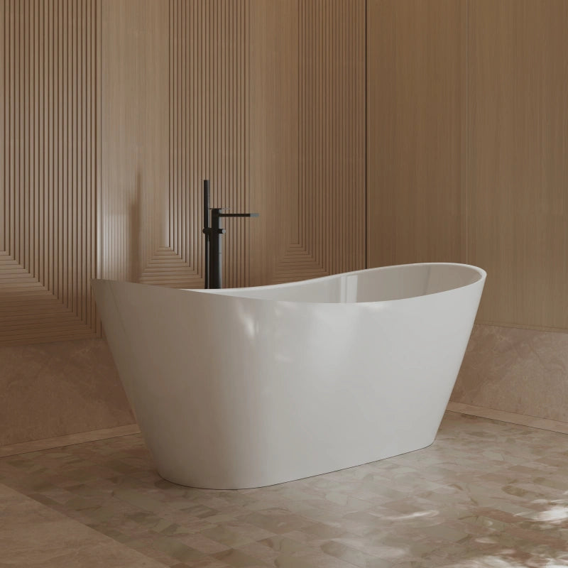 60-67 Inch MonBlari Acrylic Freestanding Bathtub