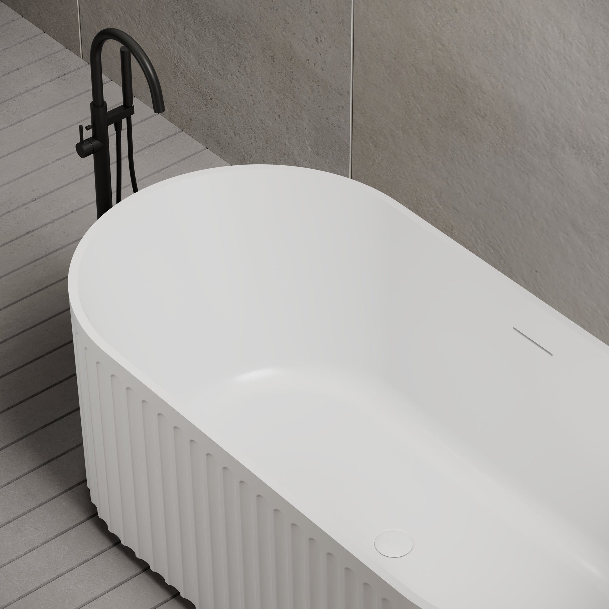 MonBlari Acrylic Freestanding Bathtub TW-7111-GW-CloseUp